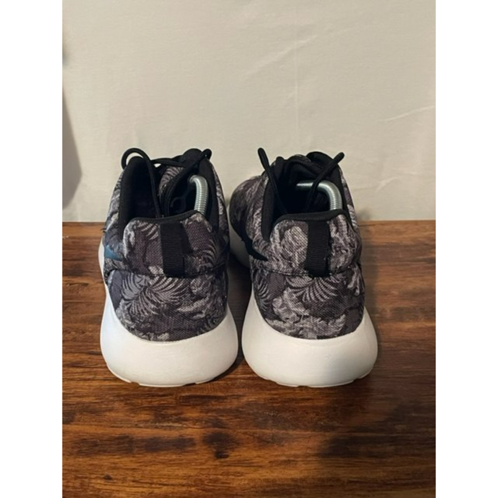 Nike Running Shoes Roshe Run Cool Grey Black Garden Print US 13